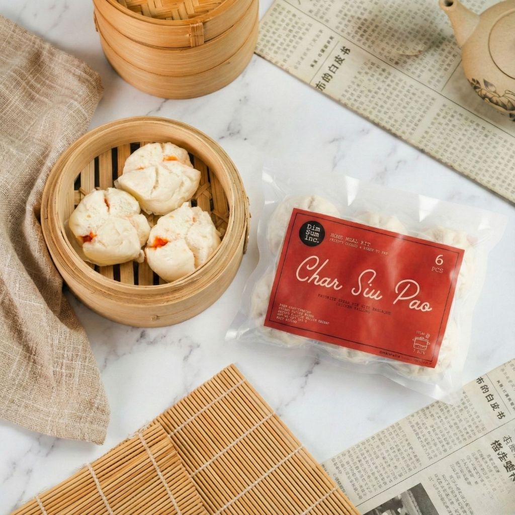 DIMSUM INC Bakpao Ayam Merah / Bakpau Ayam Merah / Chicken Pao / Char Siu Pao Premium