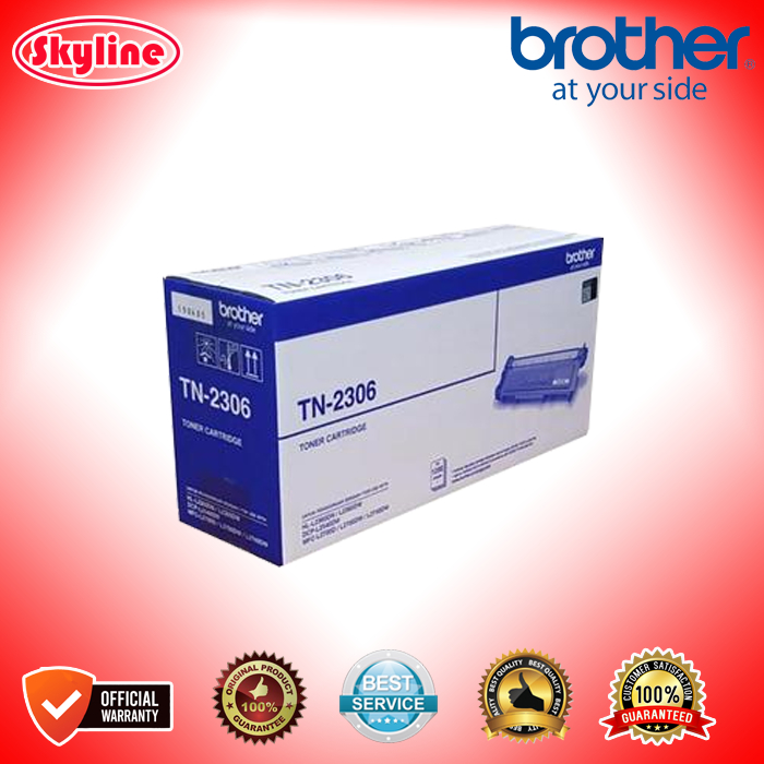 Tinta Toner Brother TN-2306 Black TN 2306 TN2306 Original Produk
