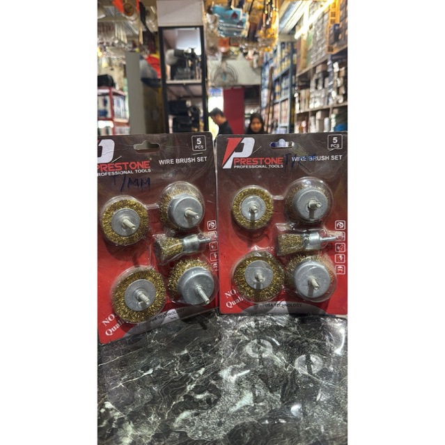 Brush set prestone | Prestone Brush Set adalah set sikat kawat pembersih berbahan metal yang didesai
