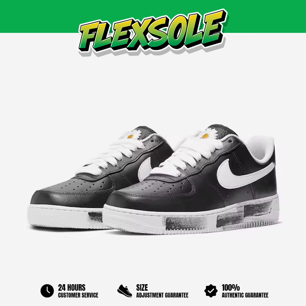 Sepatu Nike Air Force 1 Low Paranoise G Dragon 1.0 OG Black White Sneakers Authentic