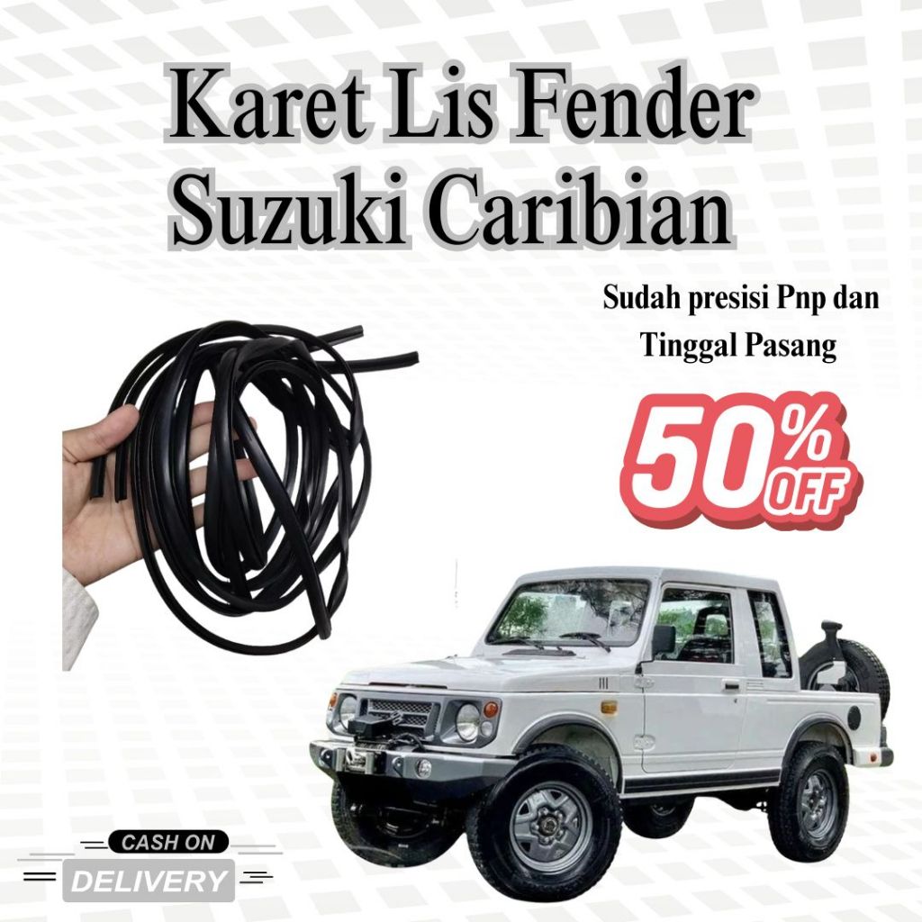 Karet Lis Fender Suzuki Caribian | Karet Pelindung Fender Mobil