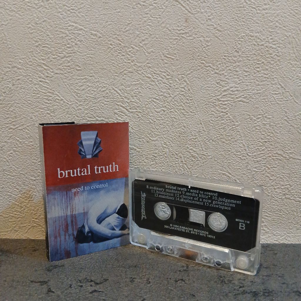 kaset pita brutal truth-need to control original impor