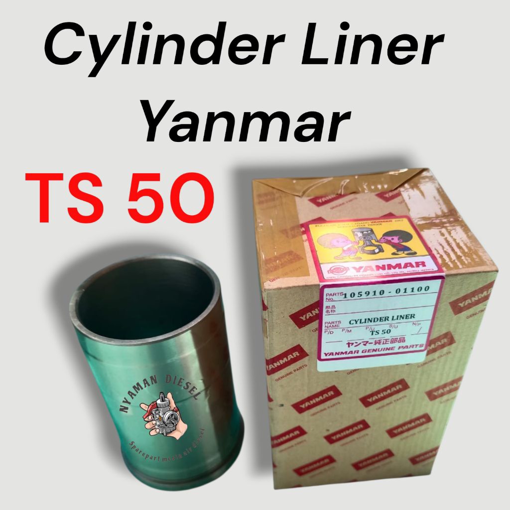 Cylinder Liner Yanmar TS-50 - Cylinder Booring Voring Yanmar TS-50 Mesin Diesel Yanmar