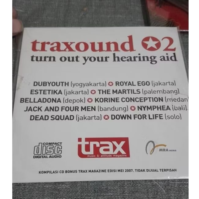 [baca deskripsi] VCD, CD bonus MTV Trax : Sore, The Adams, Dubyouth, white shoes dll