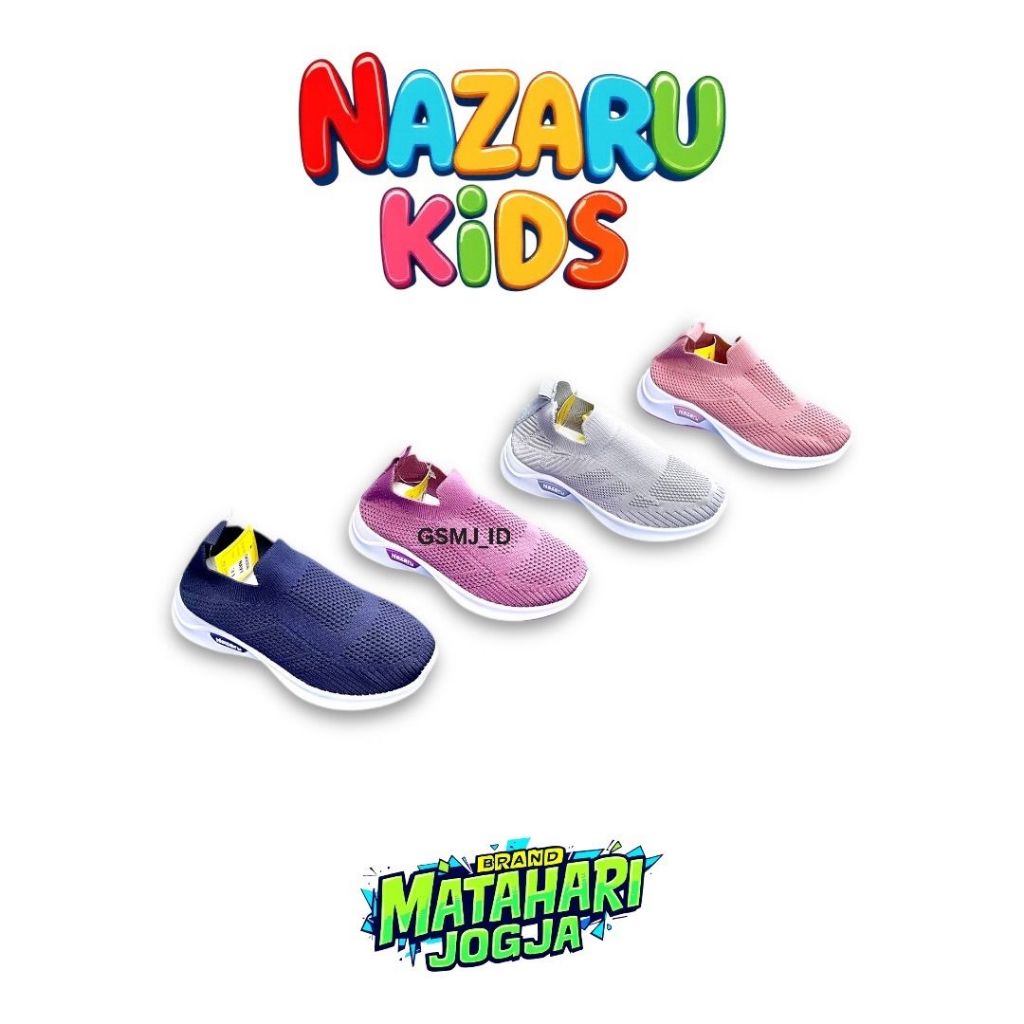 Sepatu rajut import anak unisex sepatu rajut berkualitas sol karet lentur