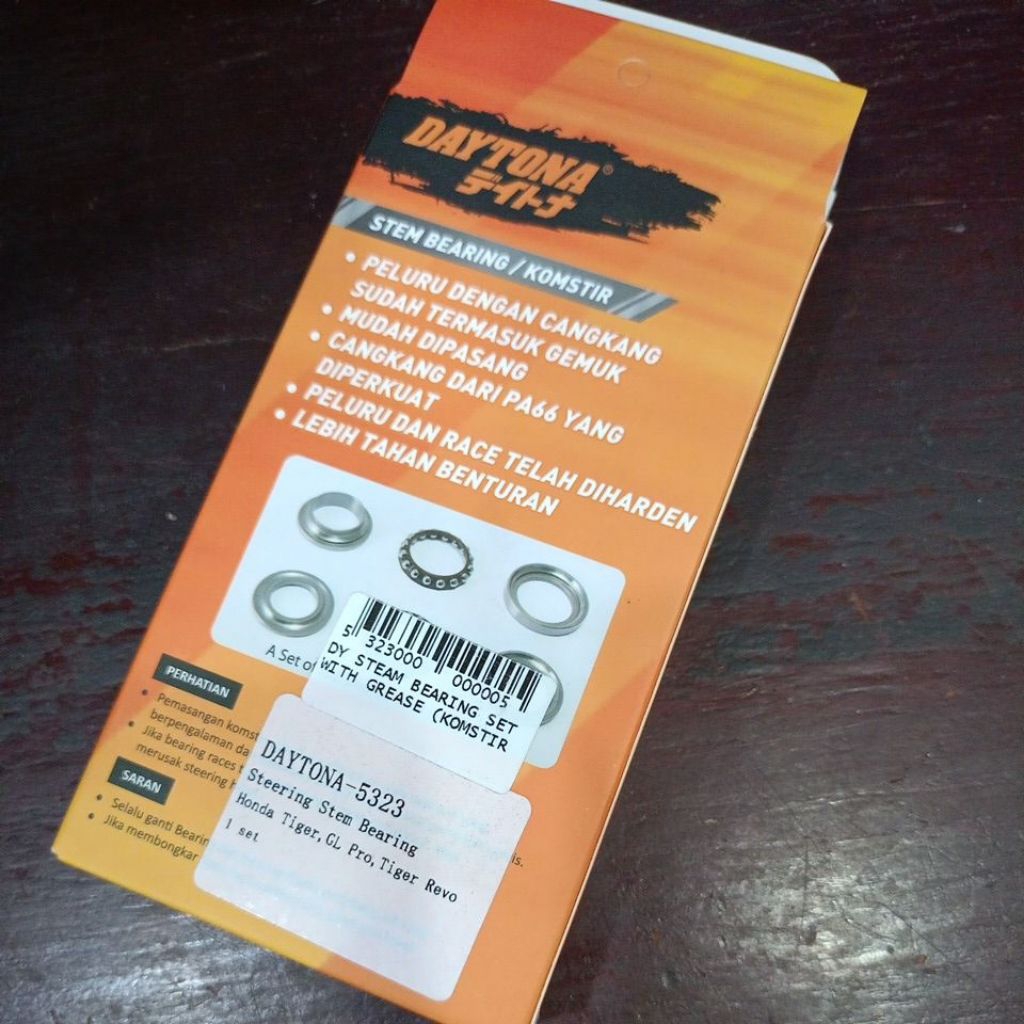 MANGKOK STANG/KOMSTIR STEAM BEARING SET WITH GREASE TIGER, GL PRO, TIGER REVO (5323) DAYTONA