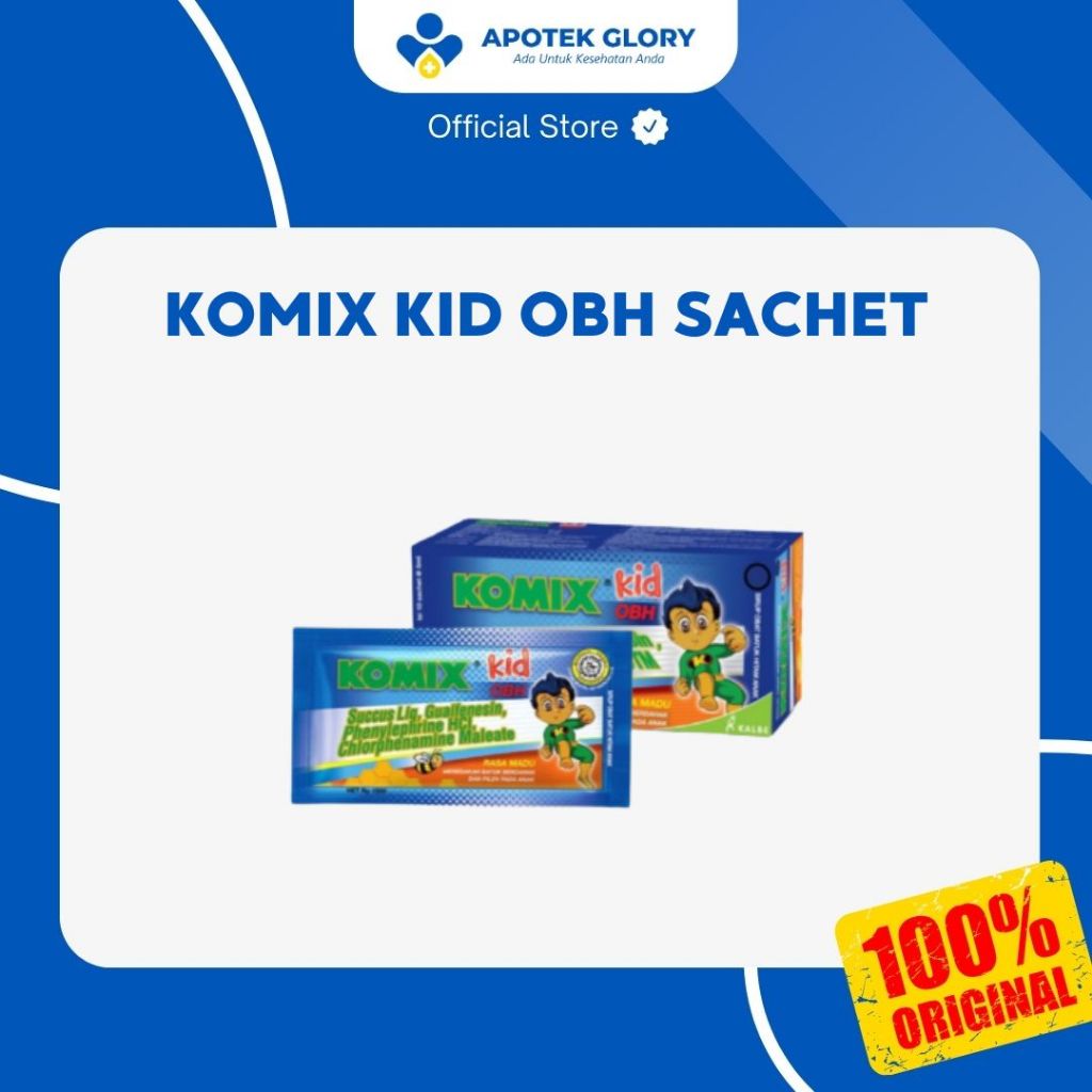 KOMIX KIDS OBH SACHET // OBAT BATUK & FLU HERBAL ANAK