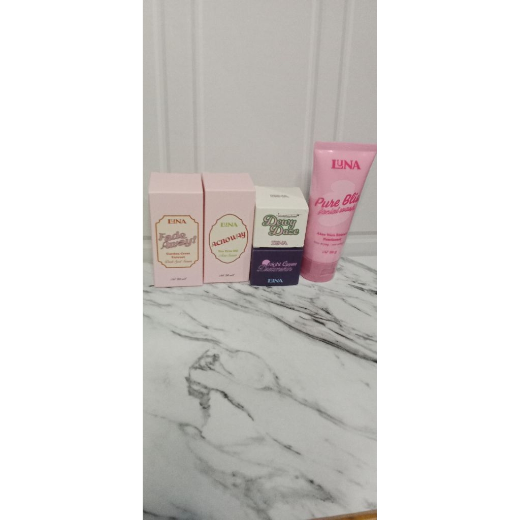 1 paket skincare lunabeauty x kelly