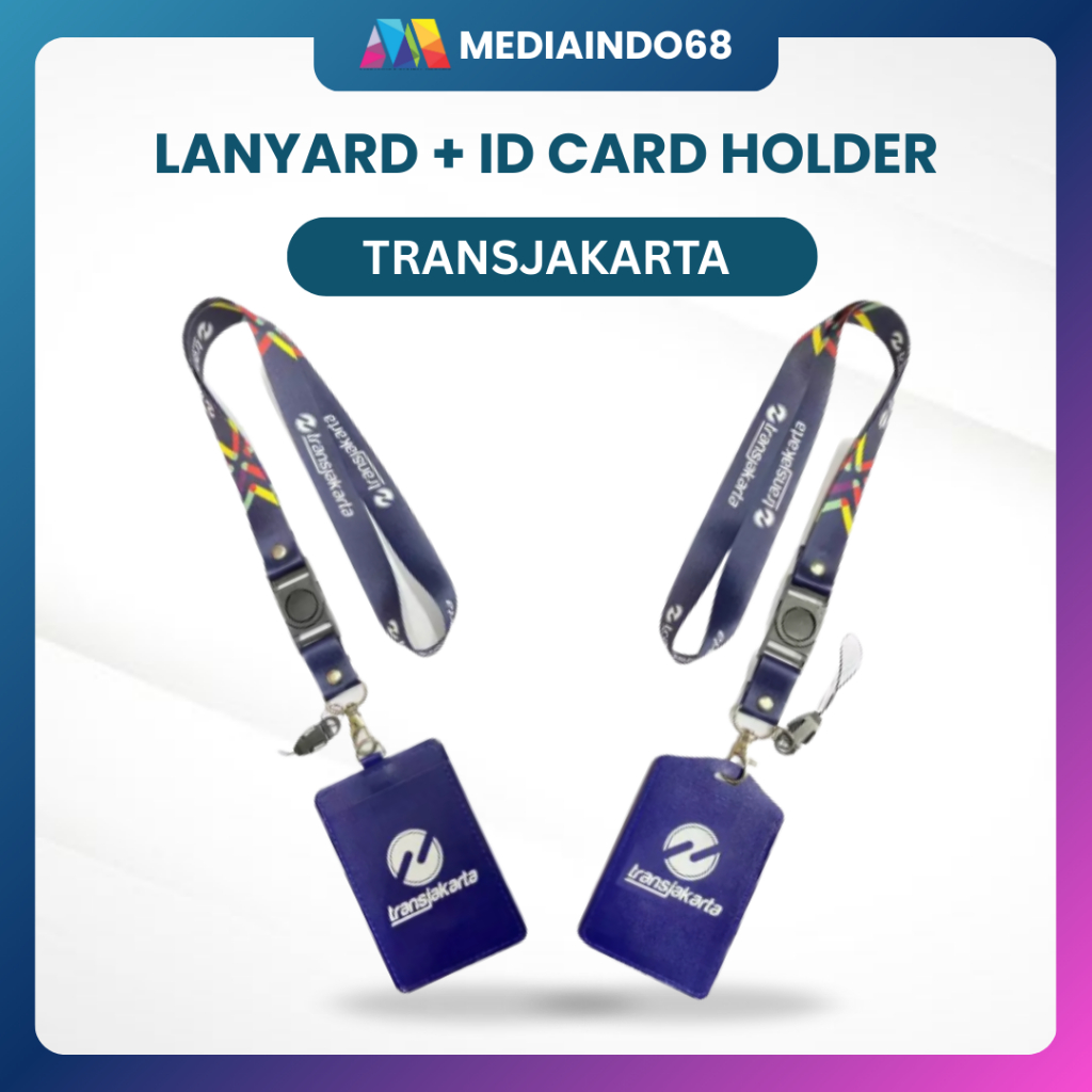 Lanyard Gantungan ID Card TRANSJAKARTA , StrapHP, Flashdisk,Kunci
