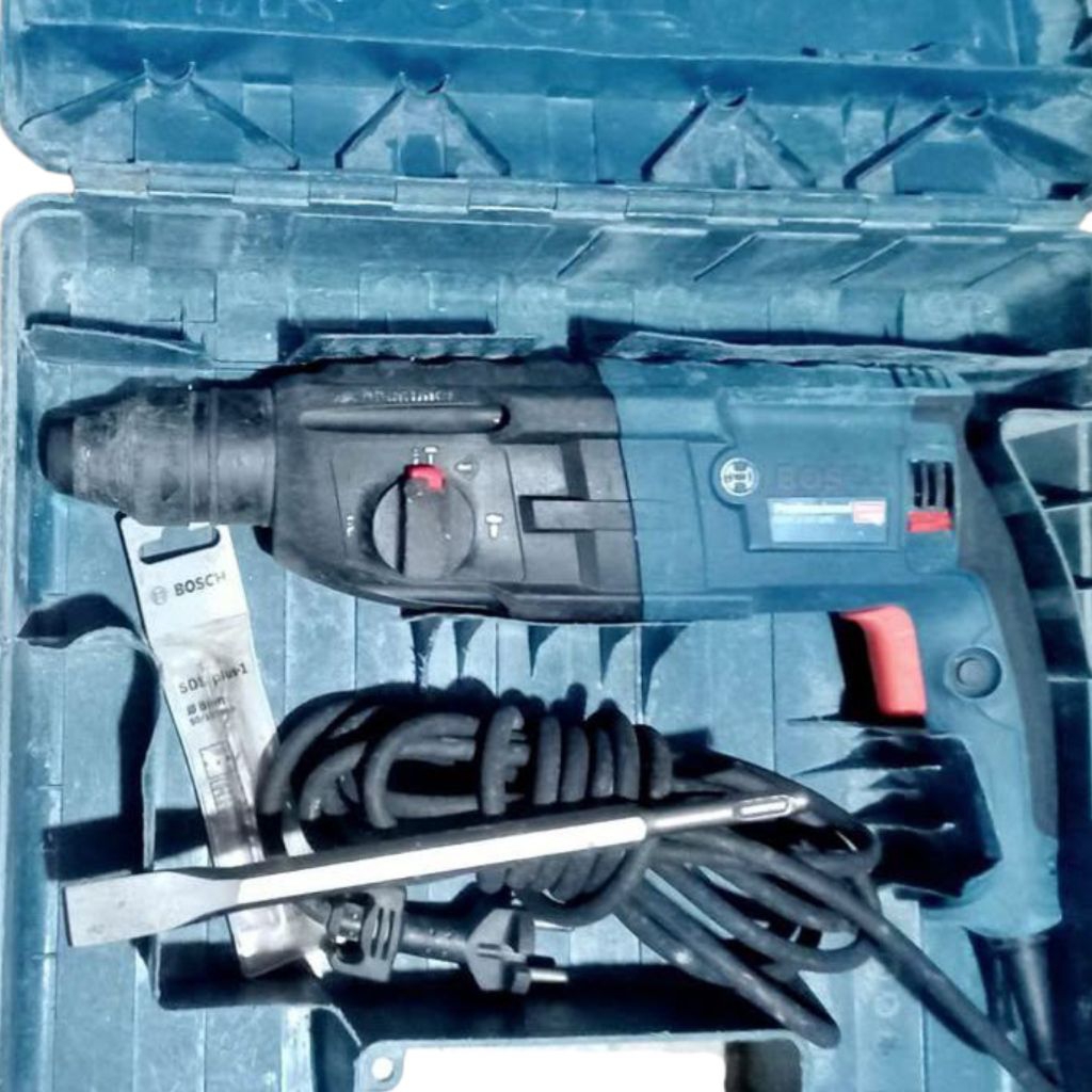 mesin bor bobok beton tembok bosch GBH 2-24 DRE ORIGINAL sds plus rotary hammer bekas