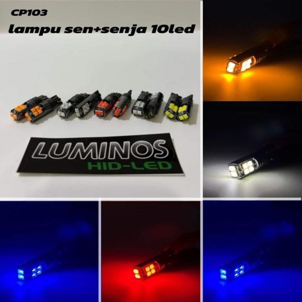 LAMPU SEN/SENJA 10LED LUMINOS LAMPU SPEEDOMETER MOTOR LAMPU SENJA LED CP103
