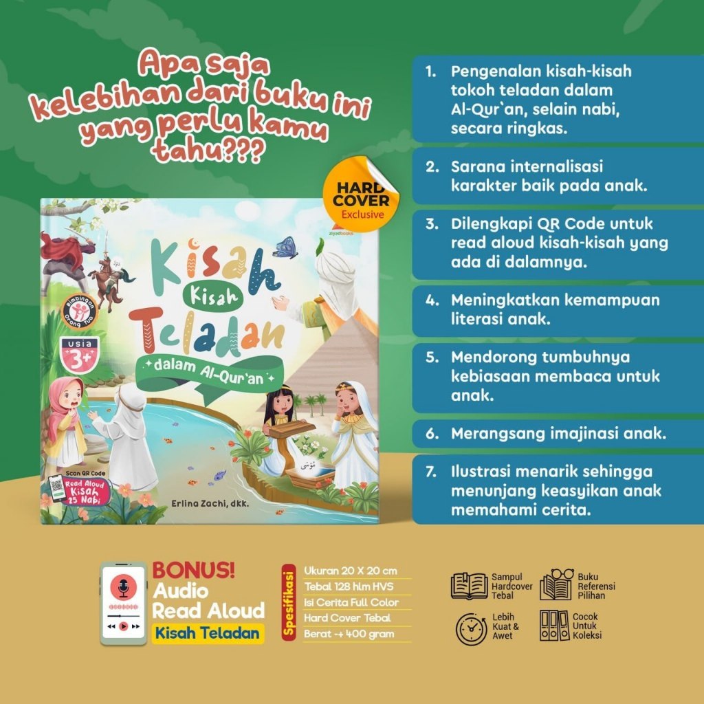 buku anak KISAH-KISAH TELADAN DALAM AL-QURAN terbaik