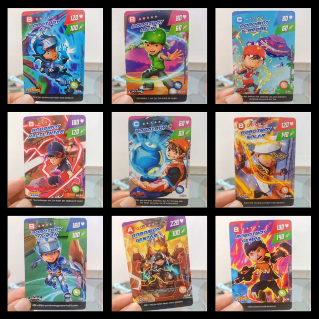 Kartu Boboiboy Monsta Galaxy Card