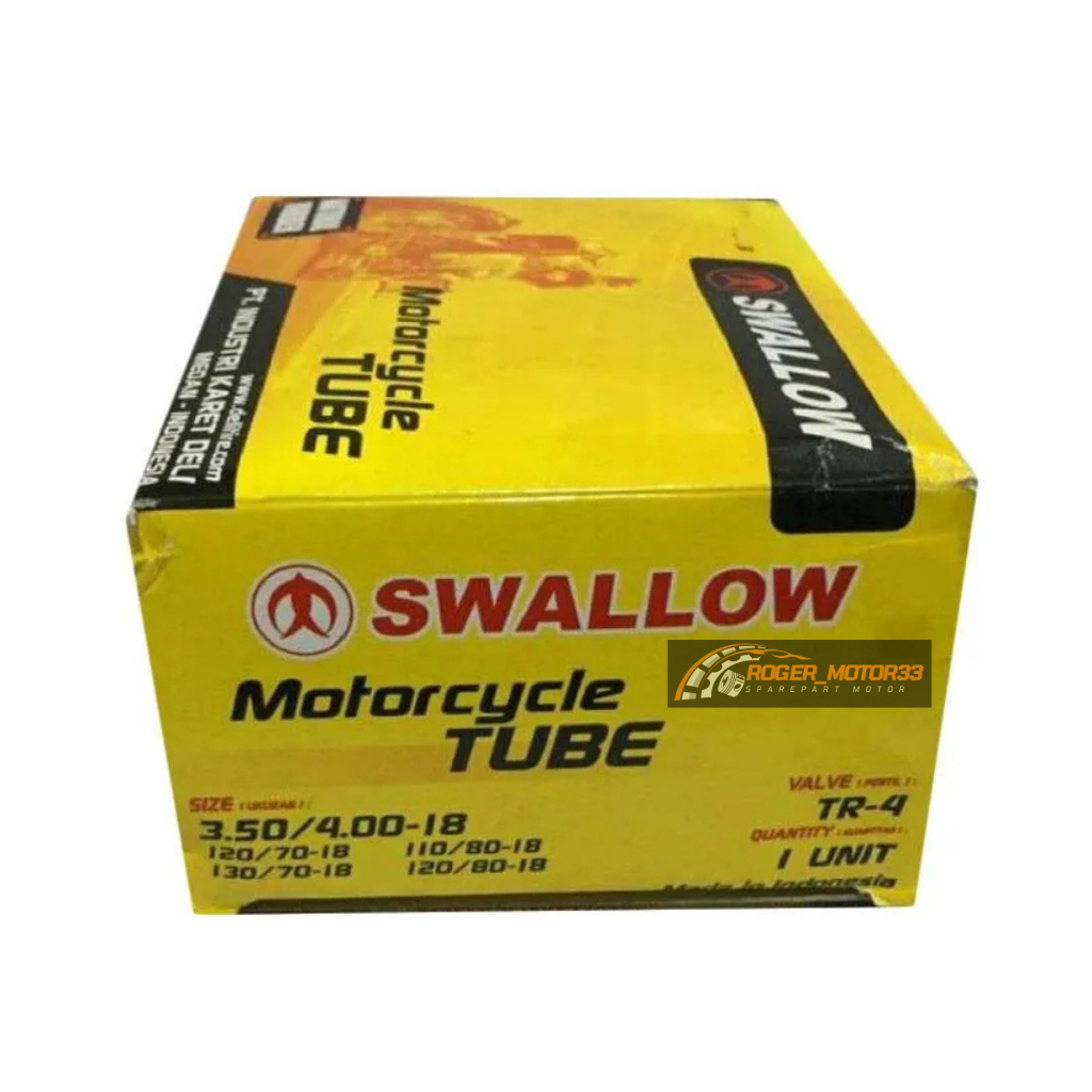BAN DALAM MOTOR RING 18 UKURAN 350 400 SWALLOW