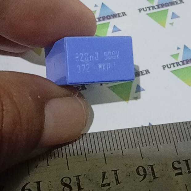 5PCS  PILKOR 820nJ 500V MKT 15mm 824 820nf BIRU  mkm 0.82uf 824j 820n kapasitor  mkt capacitor mkp m