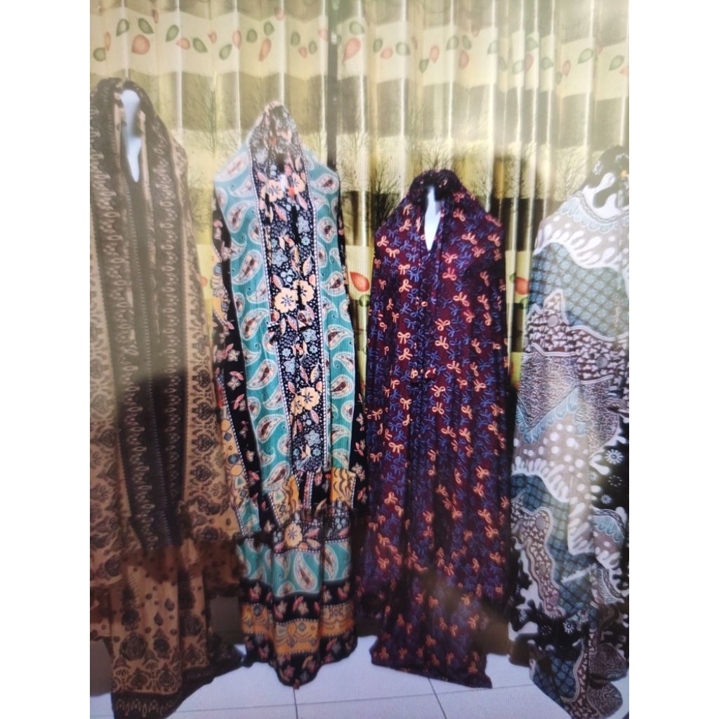 mukena batik katun jumbo