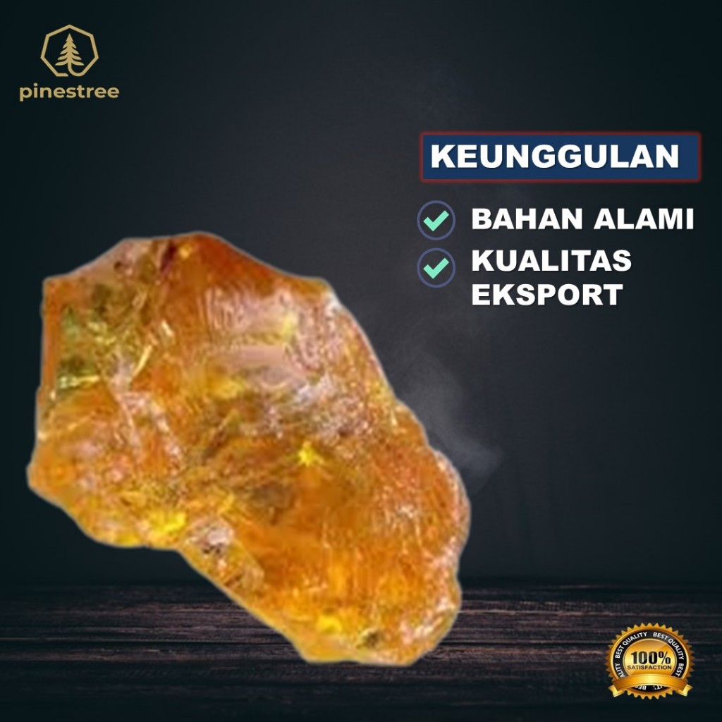 Gum Rosin WW Grade Kualitas Ekspor - 250 gr