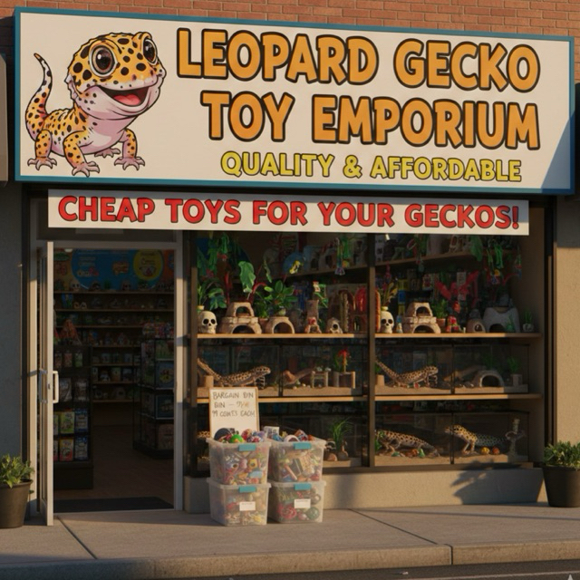 Mainan Leopard gecko random baby promo