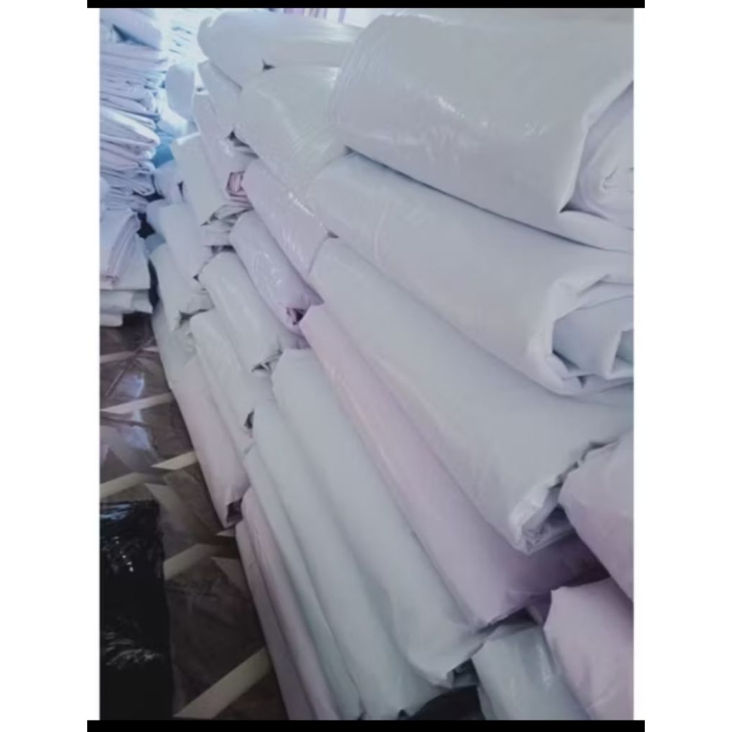 Spanduk Putih Polos 1 x 10 bahan Flexi Korea Tebal