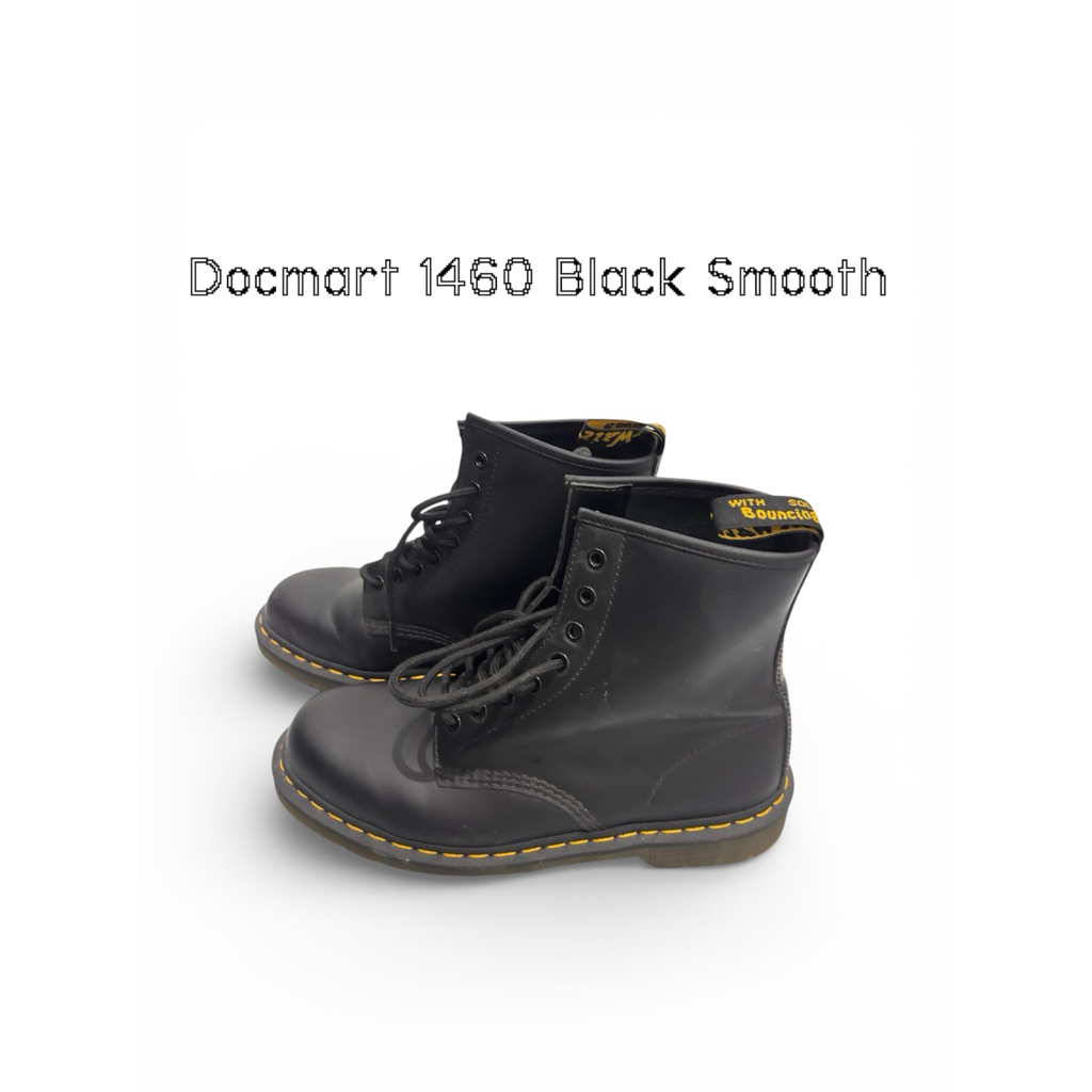 Docmart 1460 Black Smooth
