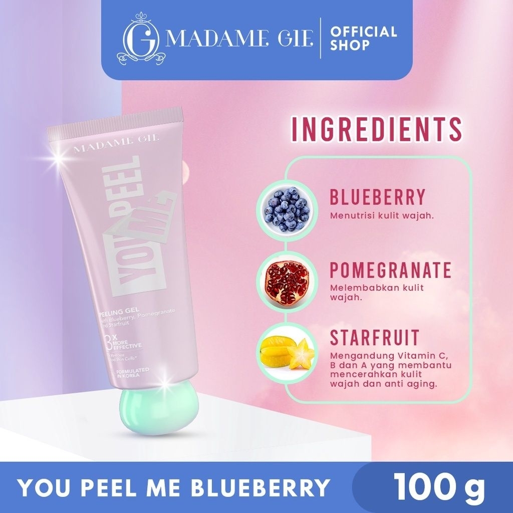 You Peel Me Madame Gie Peeling Gel 100g - Madame Gie Peeling