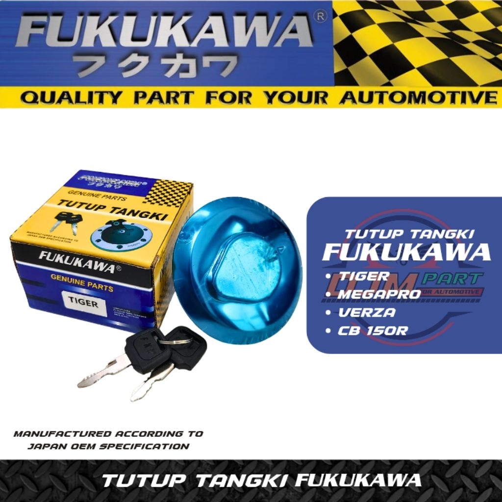 Tutup Tangki Tiger Megapro Verza Cb 150R Original Fukukawa