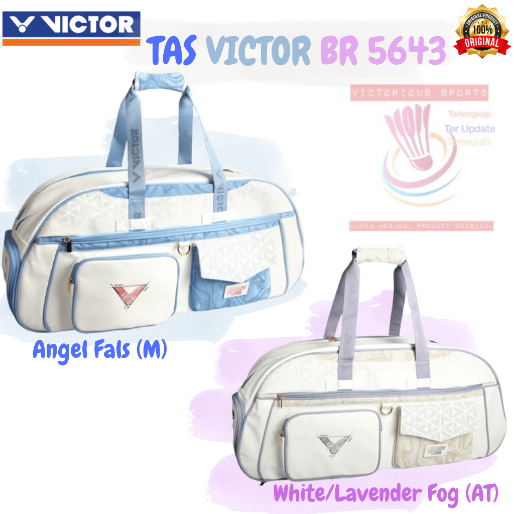 Tas Badminton Victor BR 5643 / Tas Bulutangkis Victor BR5643 ORIGINAL
