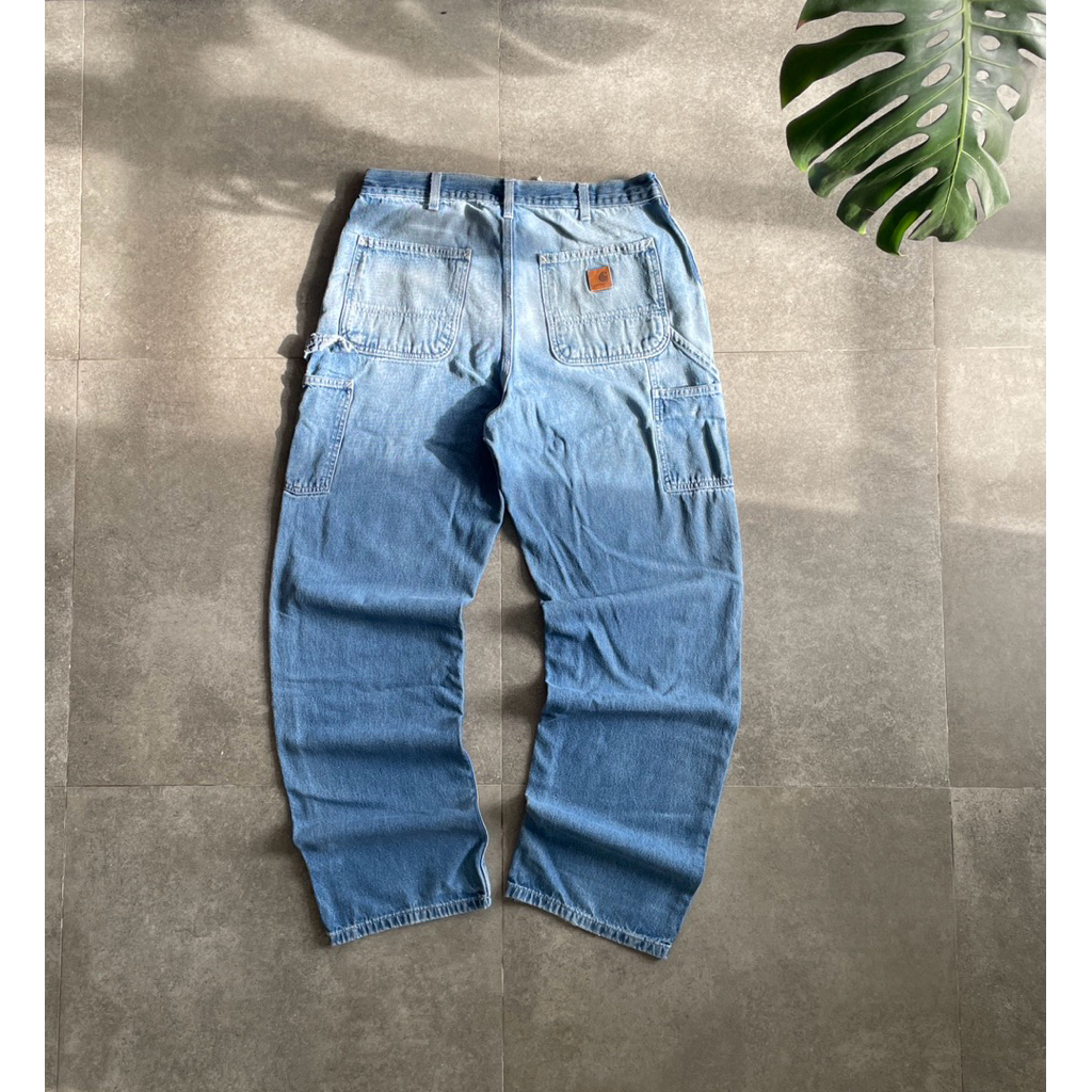 Carhartt Carpenter DST Darkstone Denim sz 34