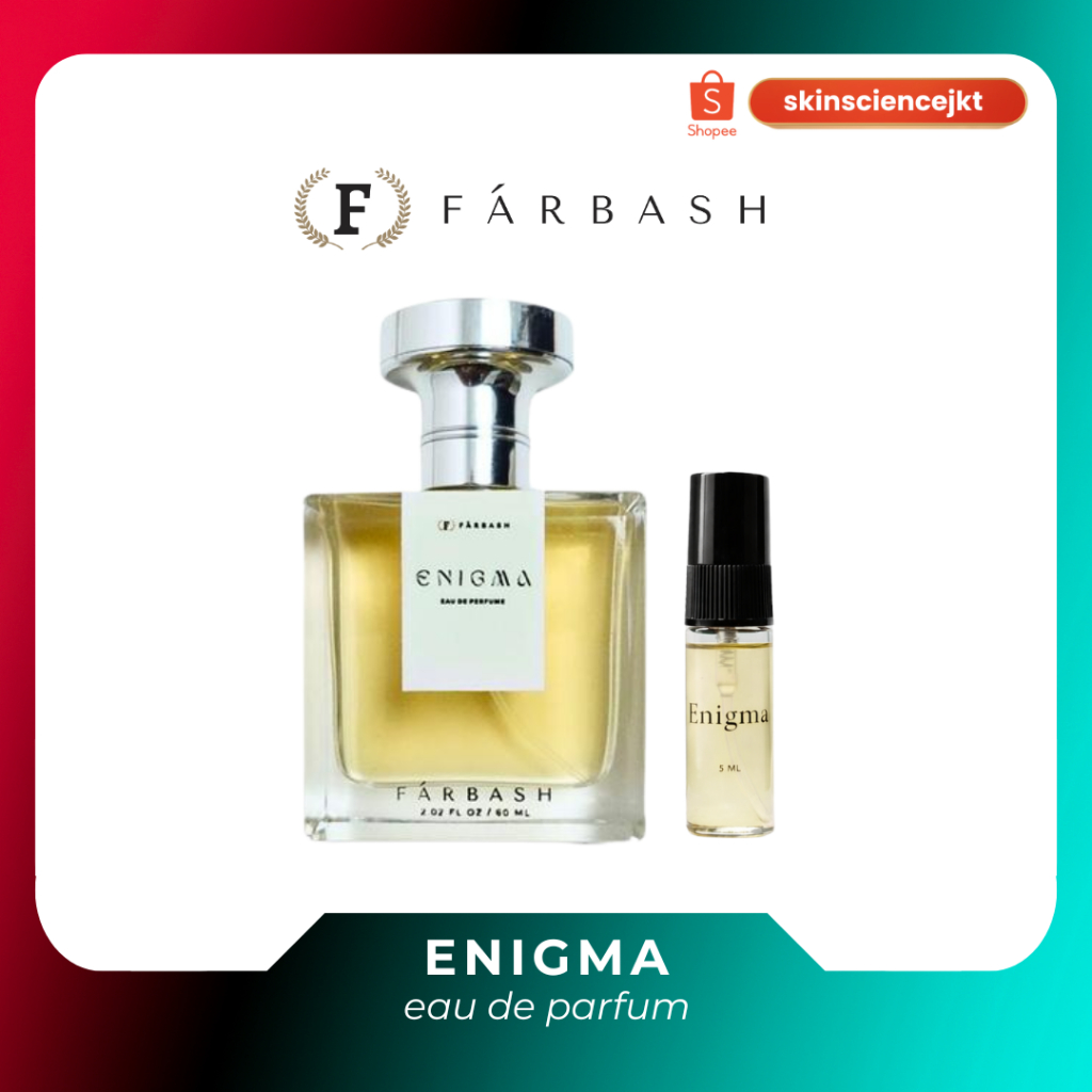 Farbash Enigma 5ML & 60ML Eau de Parfum Wewangian Badan Untuk Pria