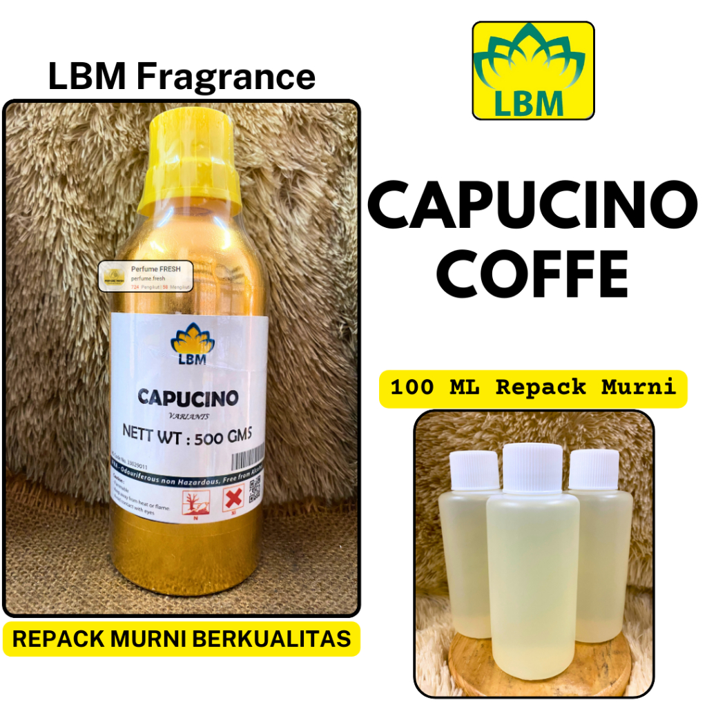 Bibit Parfum LBM - Capucino Kapucino ( 100 ML Repack ) LBM Fragrance