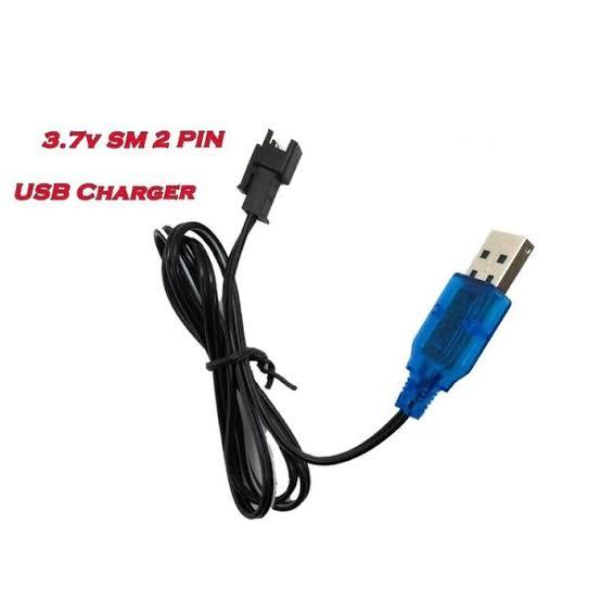 TERMURAH Kabel Charger USB 3.7V 4.8V JST SM Charger Baterai Battery RC Mobil Drone RC Helikopter