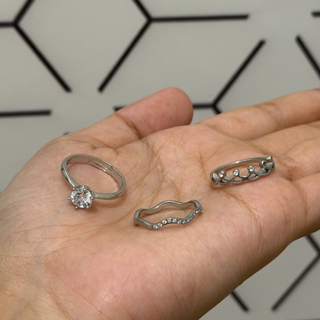 [PRELOVED] cincin stainless steel anti karat