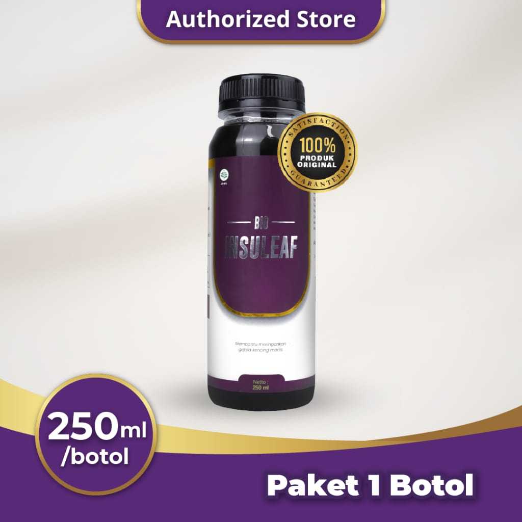 Bio Insuleaf Herbal Diabetes Ori 100% Obat Diabetes Penurun Gula Darah Kencing Manis Insulin BPOM