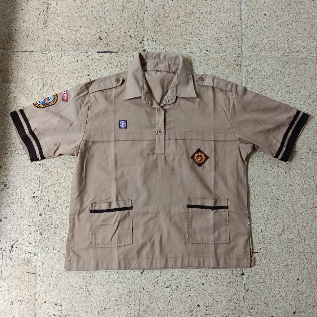 PL baju pramuka crop/ eagle 99