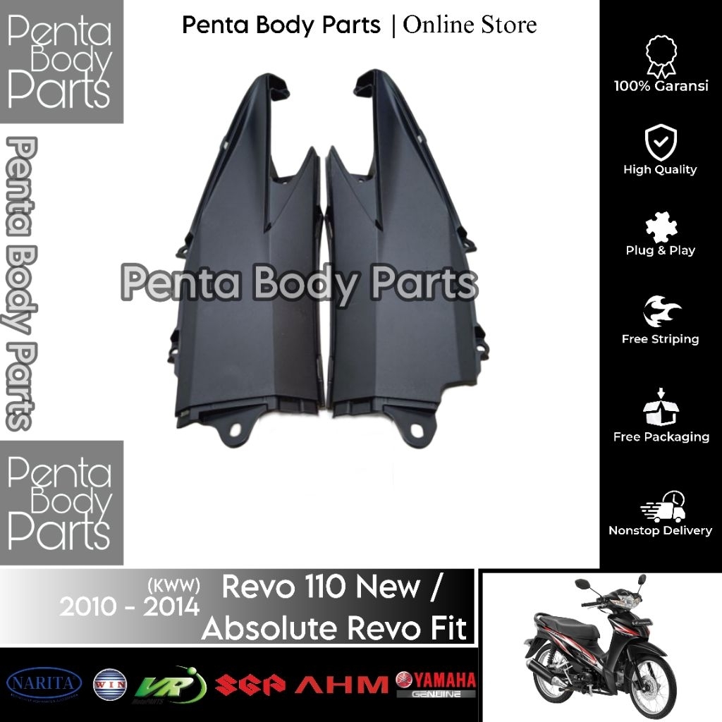 Cover LR Center Side Revo 110 New - Box Aki / Accu Absolute Revo Fit 2010 2011 2012 2013 2014