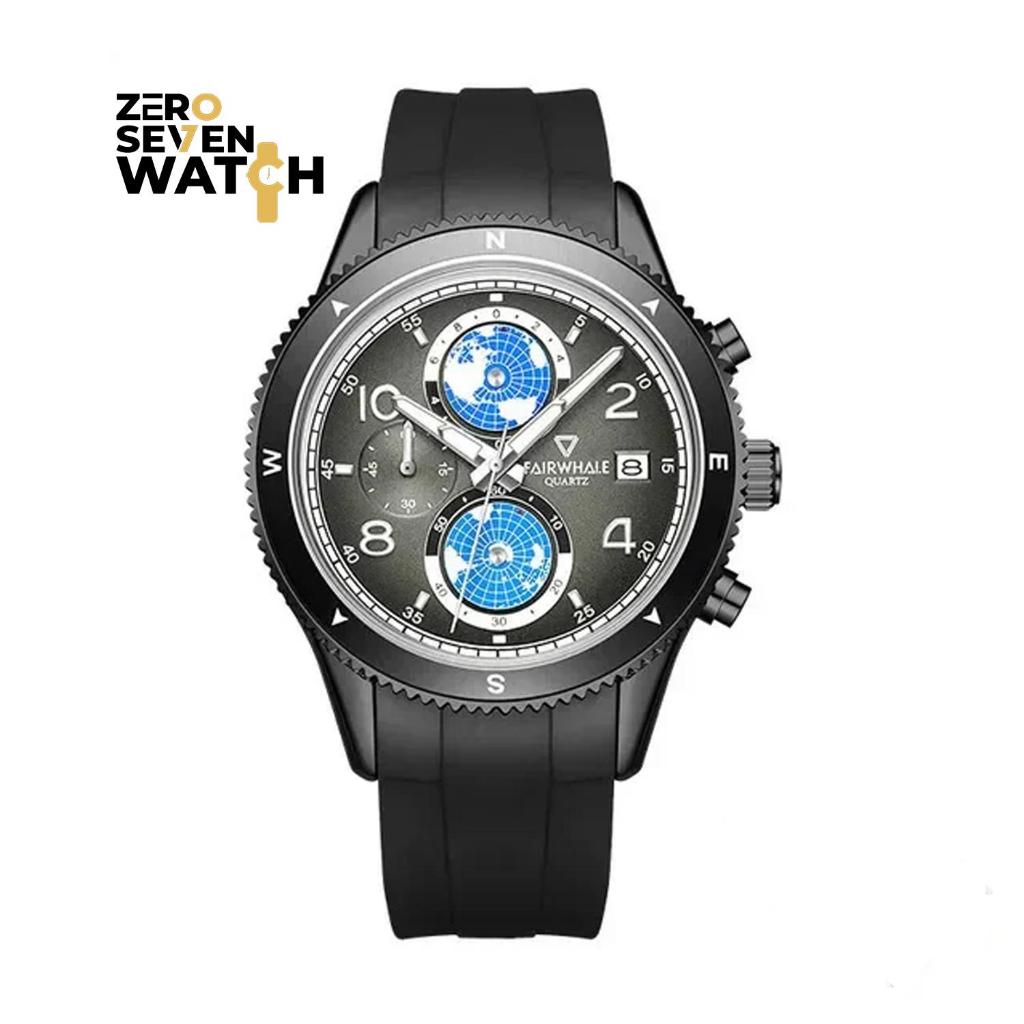 Mark Fairwhale Jam Tangan Pria Mark Fairwhale 5730 Kuarsa Sport Original Garansi Resmi 1 Tahun Rubbe