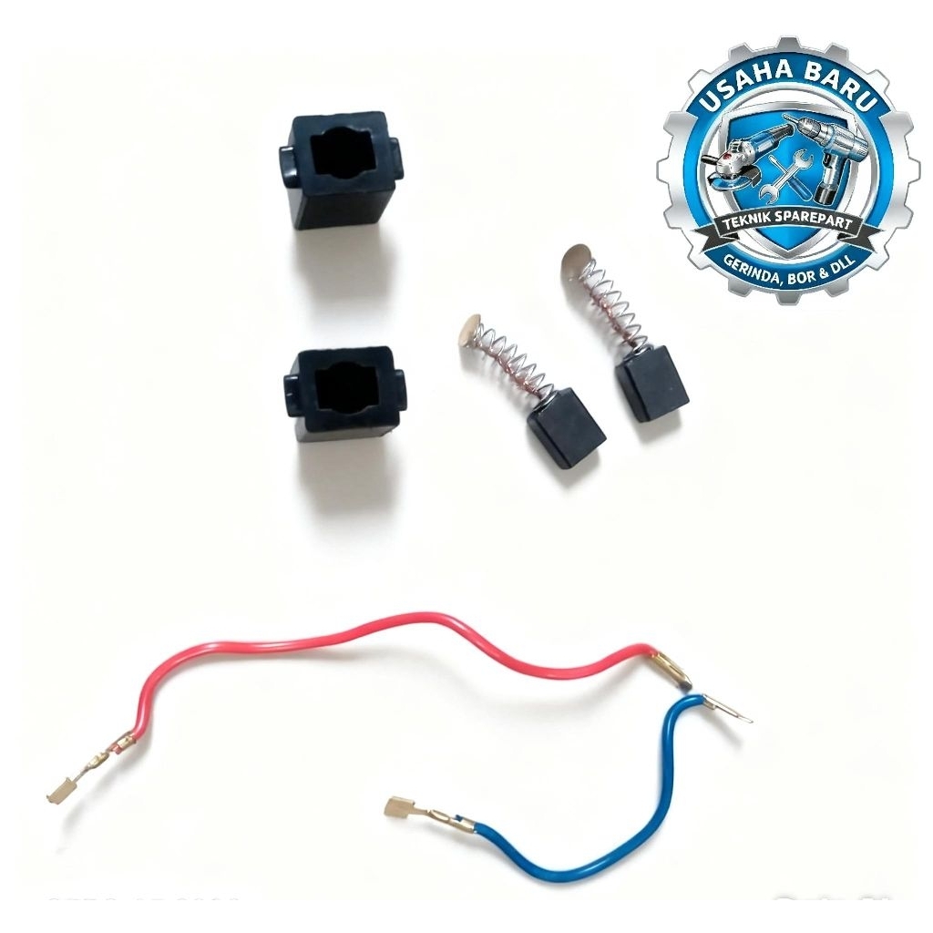 Brush holder Mesin Bor 10 mm/brush Holder plus carbon brush bor 10mm