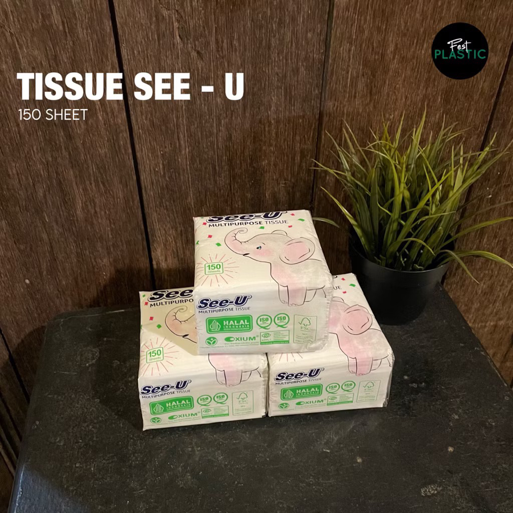 Tisu Pop Up See-U – 150 Sheet