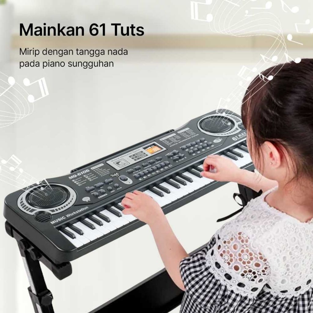 Organ Piano Digital Electronic Keyboard 61 Keys - Piano Keyboard