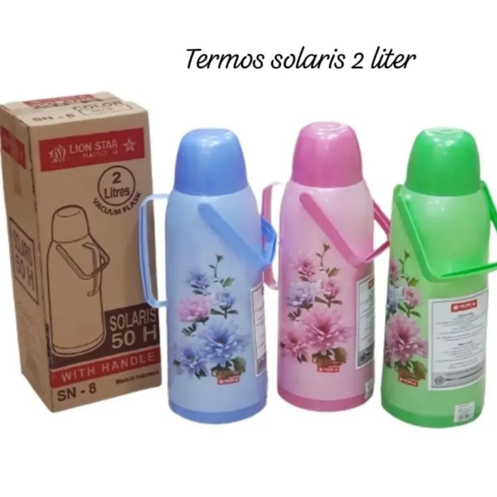 Termos Air Panas Lion Star Solaris 2 Liter - Tahan Panas, Food Grade, Kapasitas Besar