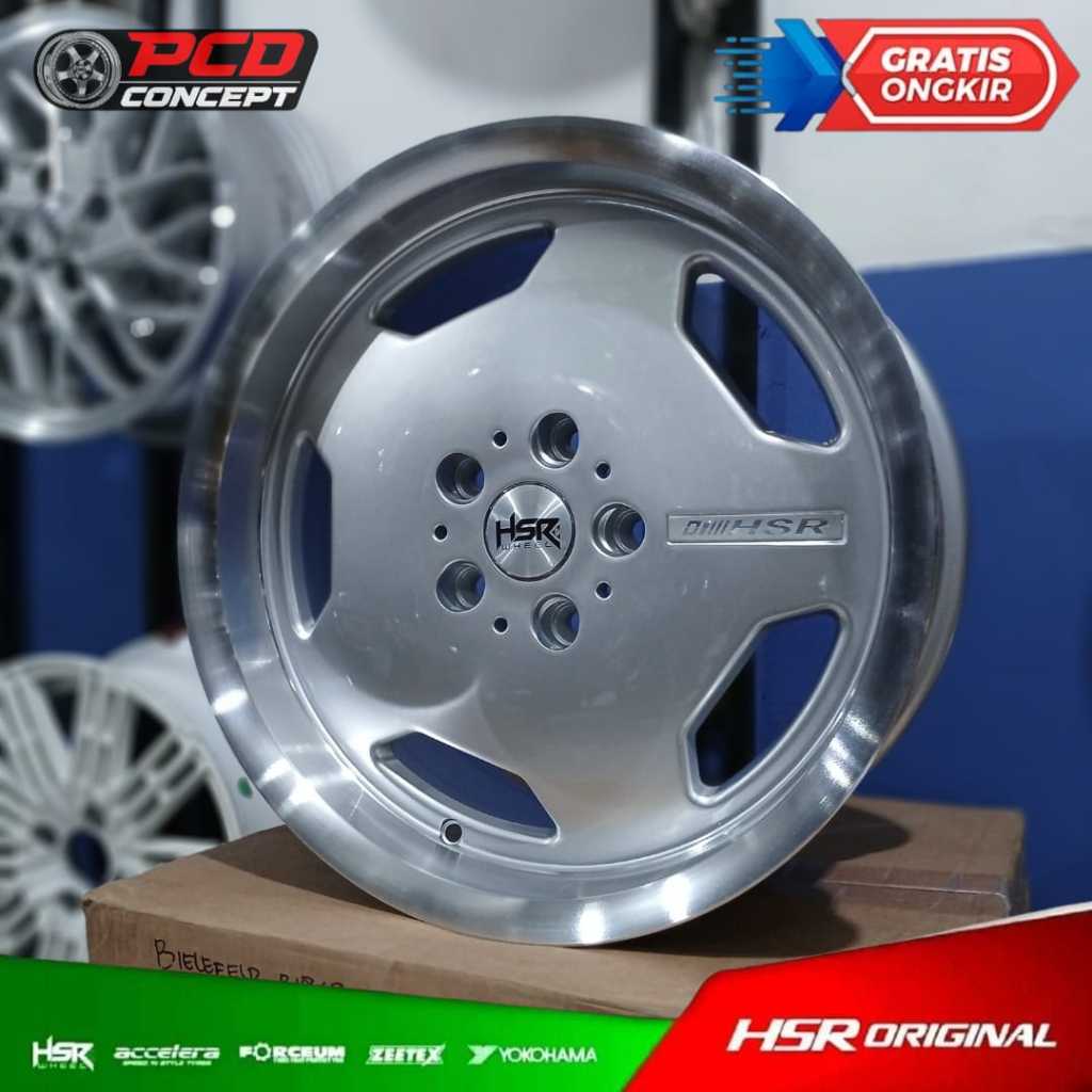 VELG ROSTOCK EURO 5270 HSR R17X8 H5X112 ET35 SDML BUAT MERCY BMW LUBANG 5 112
