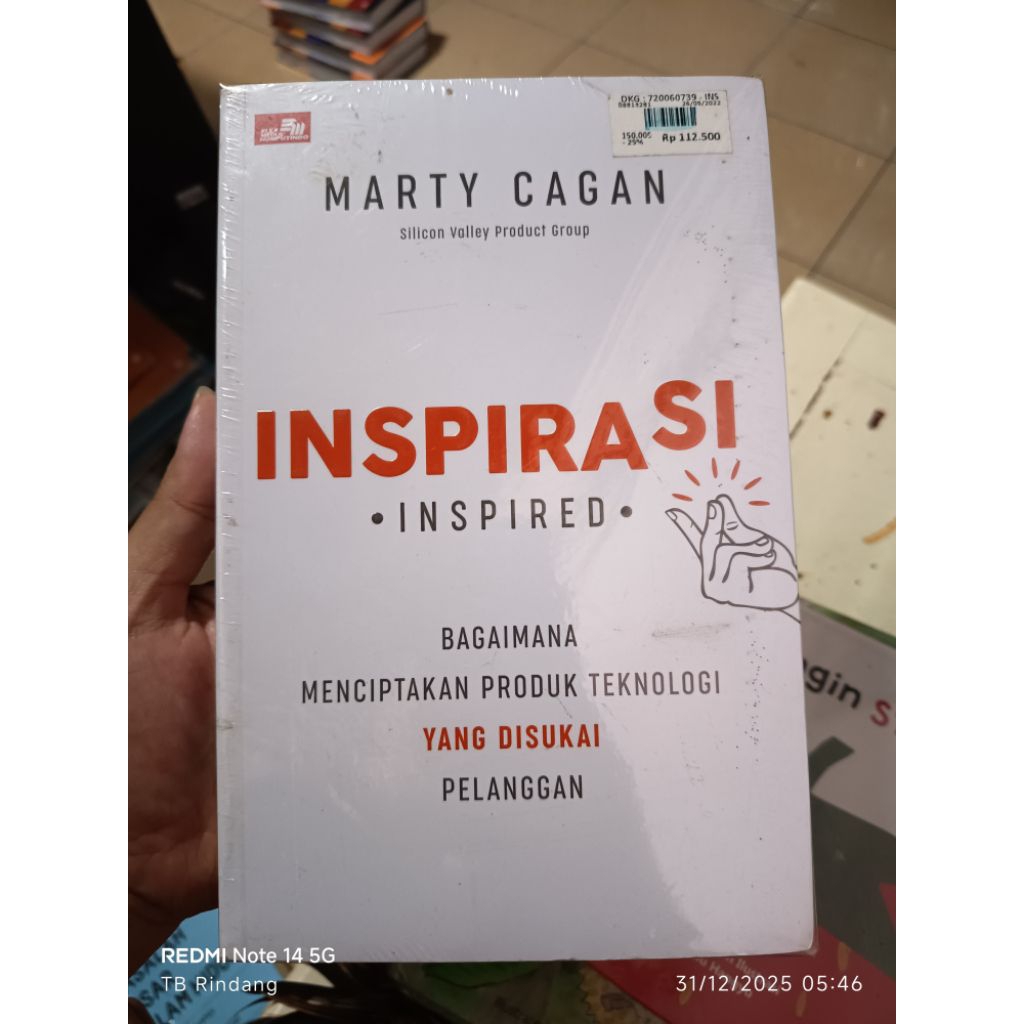 INSPIRASI. INSPIRED. MARTY CAGAN. SILICON VALLEY PRODUCT GROUP. BAGAIMANA MENCIPTAKAN PRODUK TEKNOLO