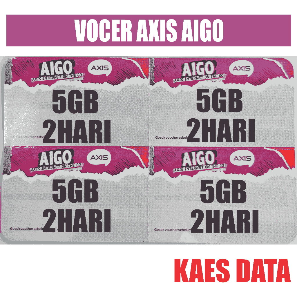 VOUCHER axis 5GB 2HARI
