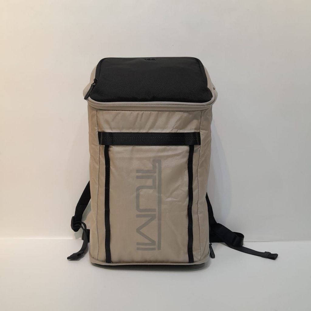 TUMI ALPHA BRAVO PACKABLE BACKPACK CHALK / black cream