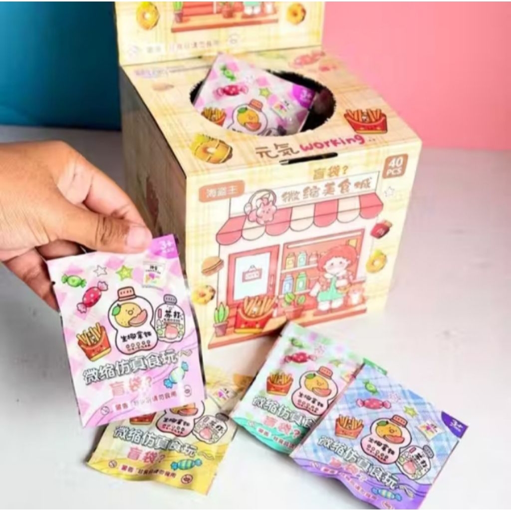 BLIND BAG MAINAN ANAK MINIATUR MAKANAN DAN MINUMAN