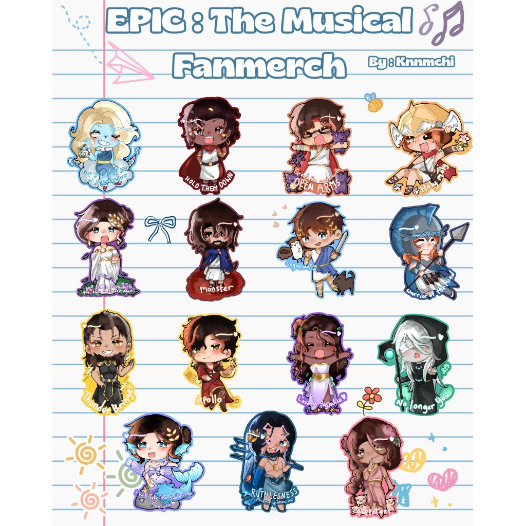 EPIC : The musical fanmerch | 2 side keychain | BACA DESKRIPSI
