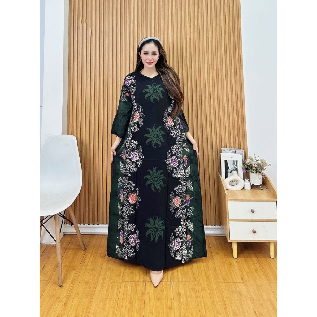 SEKDRESS CAP BATIK RAYON PREMIUM SEKDRESS CAP ASLI PEKALONGAN