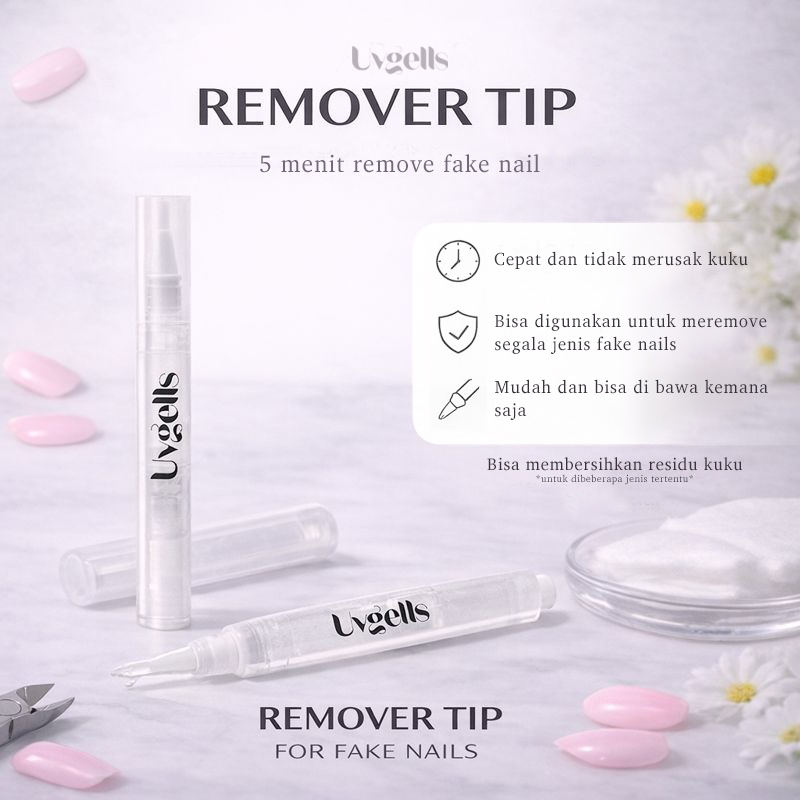 (BPOM) Remover Tip - All in one to remove fake nails - bisa digunakan untuk lem apa saja