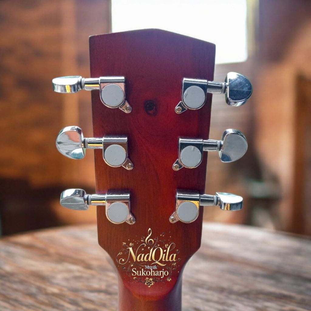 Grover Tuner Machine Driyer Gitar Akustik Tuning Peg Stainlles Chrom