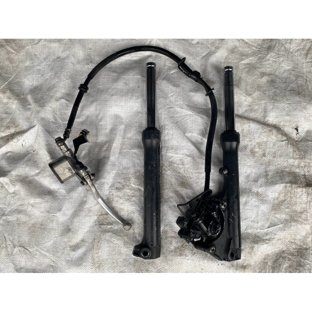 Shockbreaker depan set pengereman cakram yamaha xeon gt 125 xeon rc xeon karbu original lepasan copo
